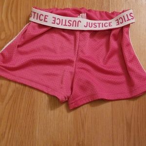 Justice gym shorts